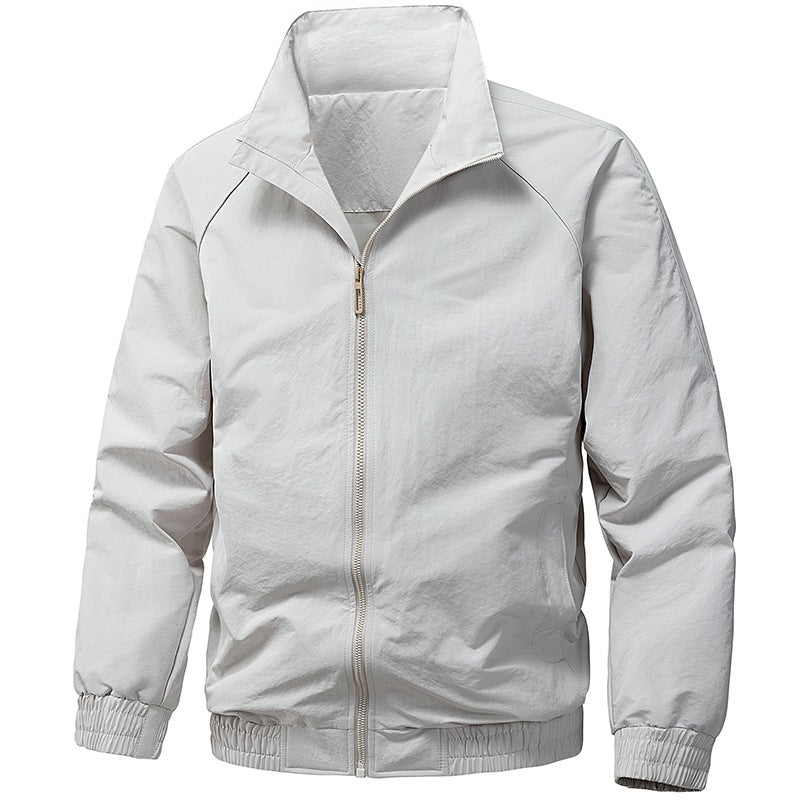 Herren Funktions-Windjacke, leicht & wetterfest. Ideal für Outdoor, Wandern & Alltag.