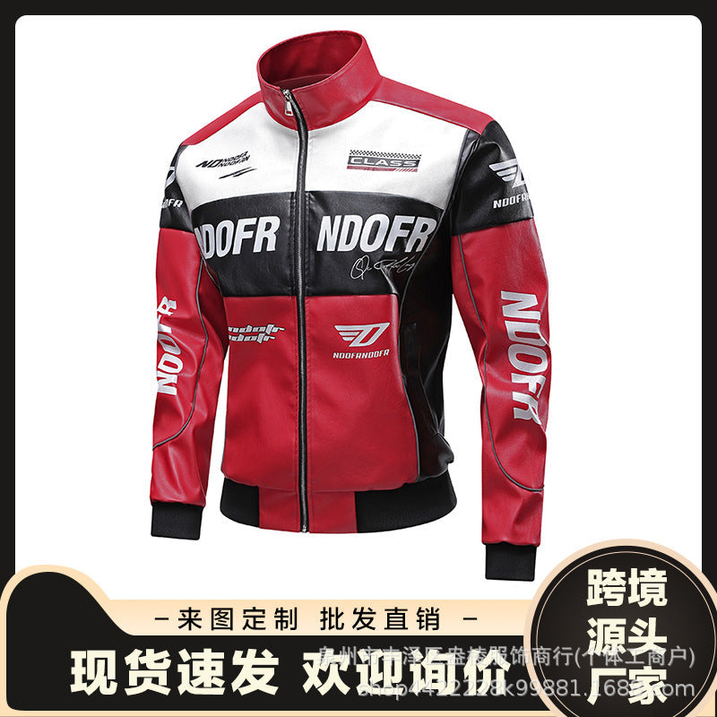 Herren Sport-Bikerjacke in Schwarz, dynamischer Stil für Männer, ideal als Übergangs- und Freizeitjacke.