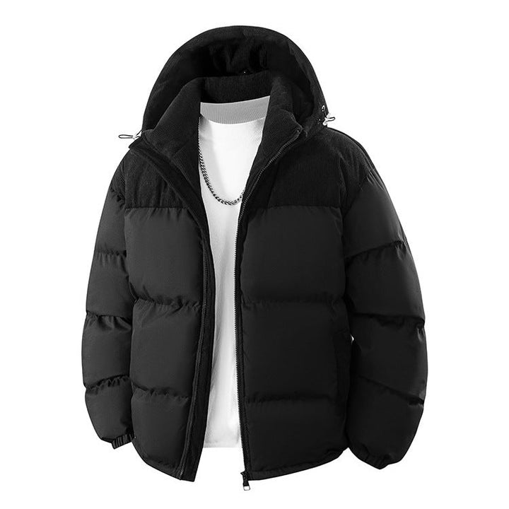 Elegante Herren Warme Jacke in Grau, modern gesteppt. Vielseitige Freizeitjacke für kalte Wintertage.