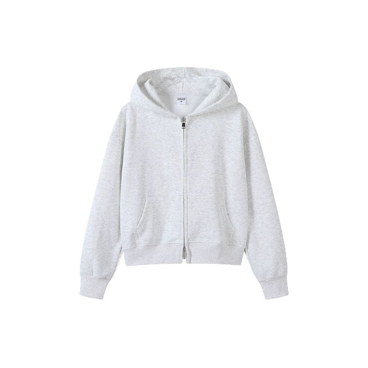 Stilvolle Damen Reißverschlussjacke mit Kapuze, vielseitig für jede Gelegenheit.