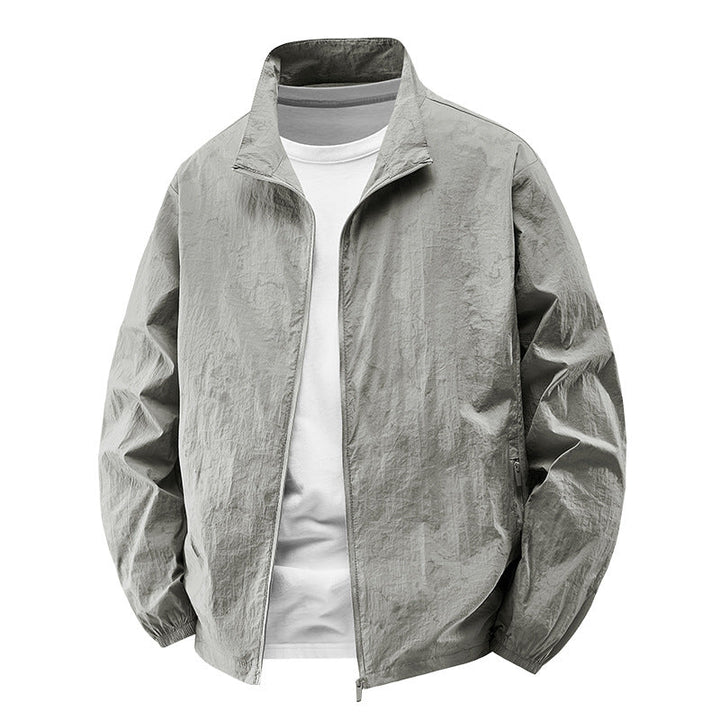Komfortable, winddichte Herren Jacke für den Alltag. Modische Übergangsjacke für Frühling & Herbst.