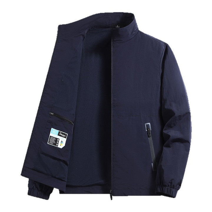Vielseitige leichte Herrenjacke, ideal als Übergangsjacke für Frühling, Herbst & milde Tage.