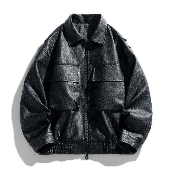 Praktische Herren-Freizeitjacke mit Reißverschluss, bequem für den Alltag und modische Herrenmode.