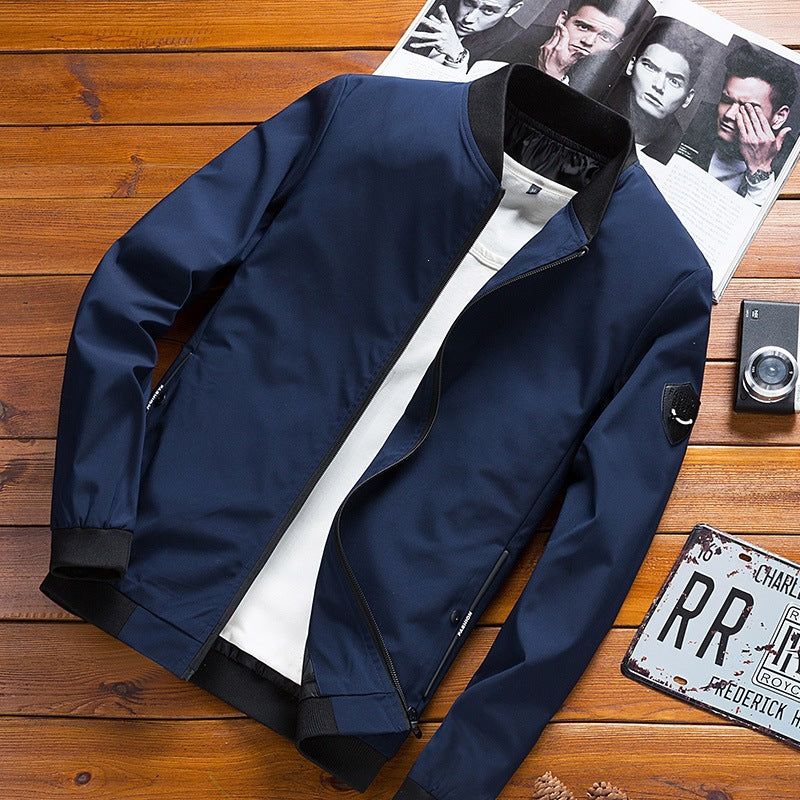 Herren Freizeitjacke, stilvoll & bequem, perfekt für Alltag & Übergangszeiten.