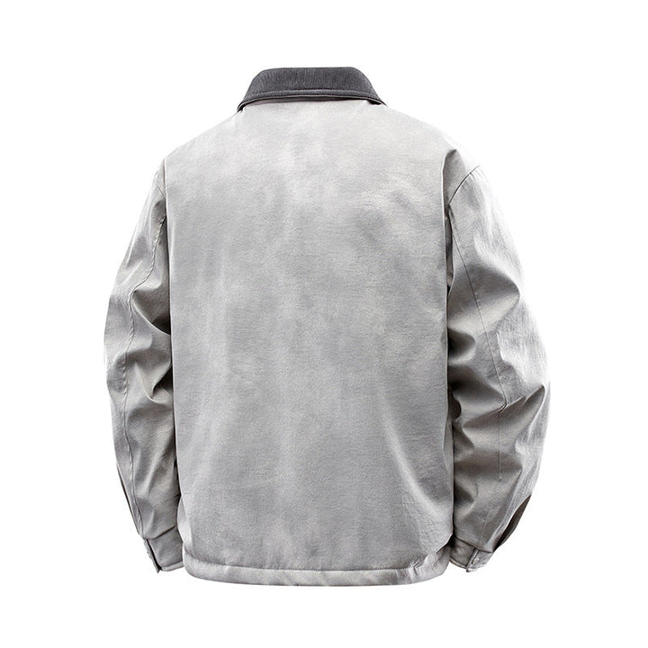Robuste Herrenjacke in Lederoptik, warm & lässig. Vielseitige Übergangsjacke und Freizeitjacke für Herren.