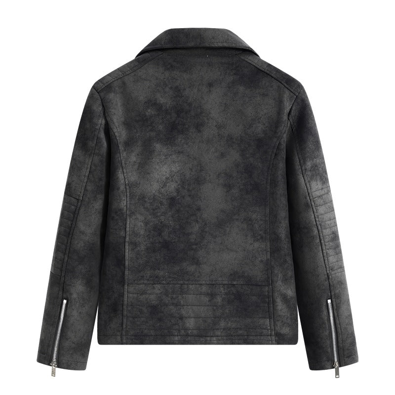 Elegante, dunkle Herren Blousonjacke für Casual-Outfits; perfekte Übergangsjacke für Männer.