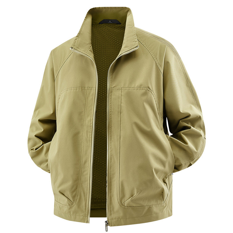 Herren Leichte Outdoor-Jacke, wasserabweisend, ideal für Sport und Freizeit. Perfekte Übergangsjacke für Männer.