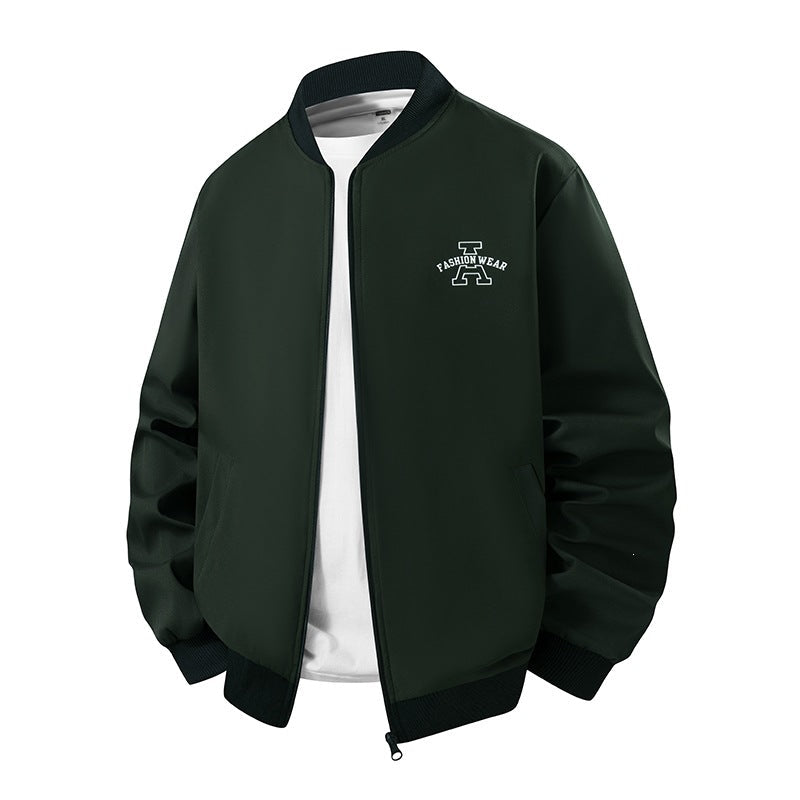 Trendige Herren Bomberjacke, schicke Übergangsjacke für Modebewusste, ideal für lässige Streetstyles.