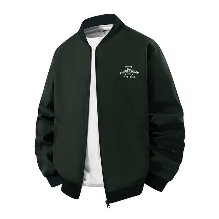 Trendige Herren Bomberjacke, schicke Übergangsjacke für Modebewusste, ideal für lässige Streetstyles.