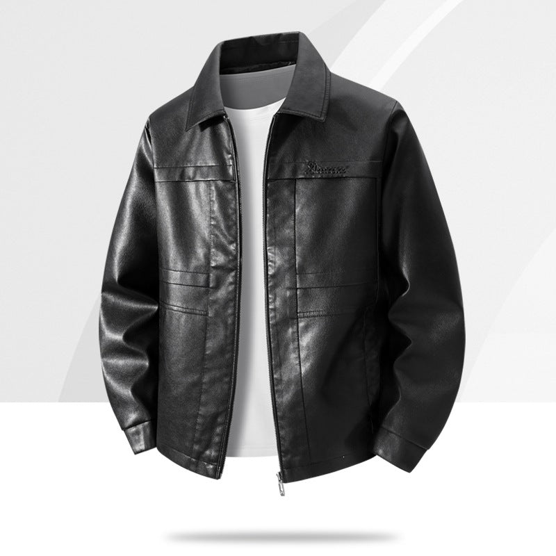Elegante Herren-Übergangsjacke in Dunkelblau, moderner Schnitt. Vielseitige Oberbekleidung für Alltag & formelle Anlässe.