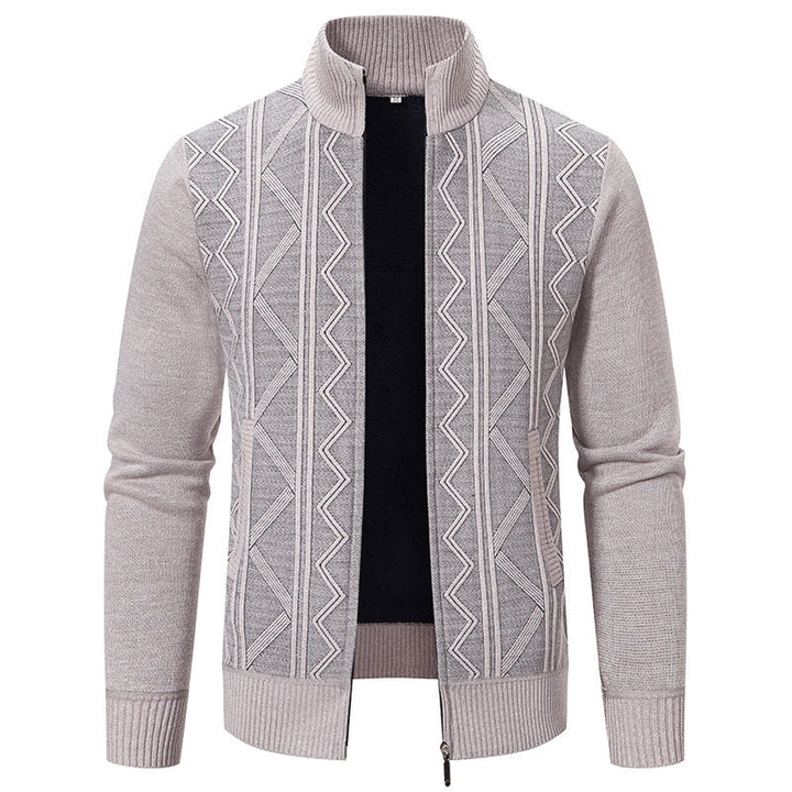 Moderner Herren Business-Cardigan, perfekt als Übergangsjacke im Frühling/Herbst.