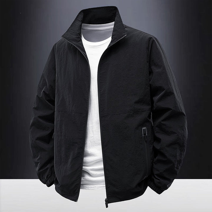 Leichte Herren Übergangsjacke, winddicht & wasserabweisend, perfekt für alle Wetterbedingungen.