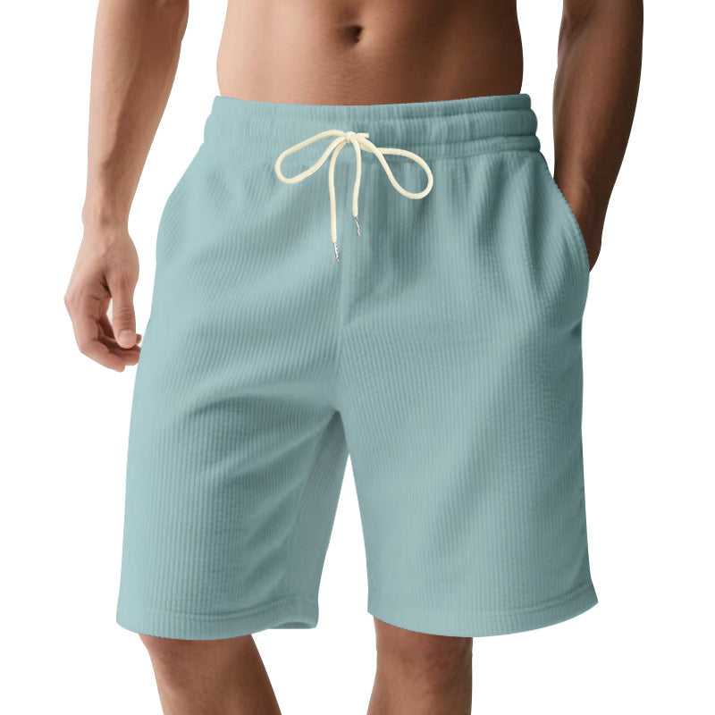 Graue Herren Bermudashorts, atmungsaktiv und bequem für warme Tage.