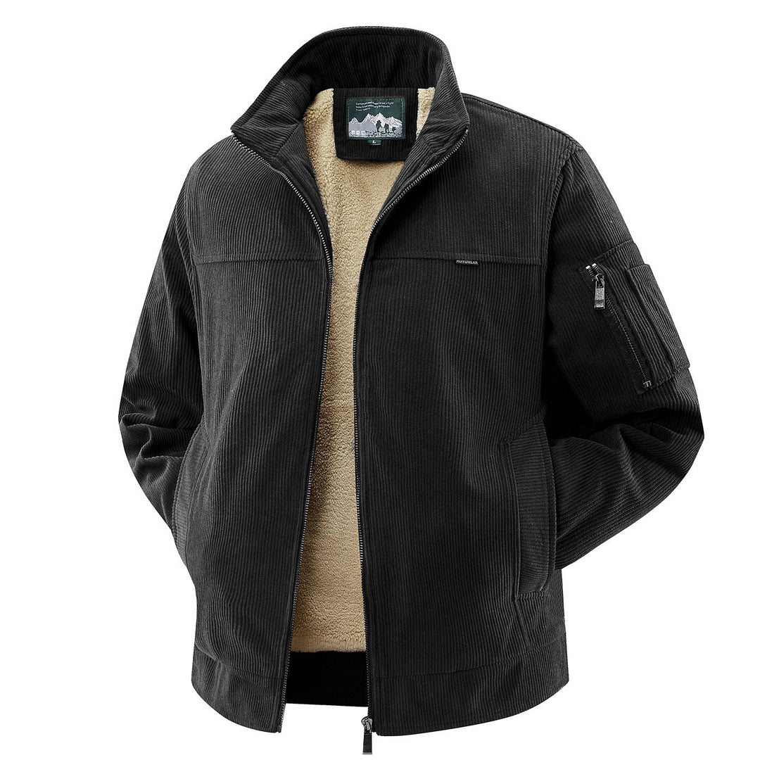 Praktische Herren-Übergangsjacke: Robust, warm und vielseitig für den Alltag und Outdoor-Aktivitäten.