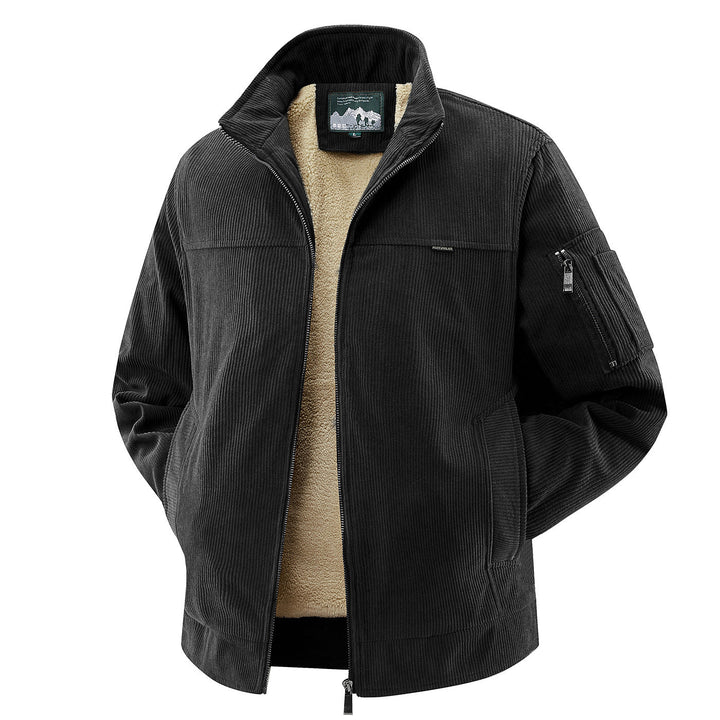 Praktische Herren-Übergangsjacke: Robust, warm und vielseitig für den Alltag und Outdoor-Aktivitäten.