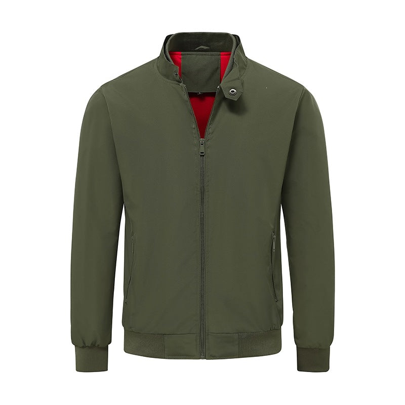 Moderne Herren-Freizeitjacke, leicht & atmungsaktiv, mit Reißverschluss, perfekt als Übergangsjacke für Outdoor.