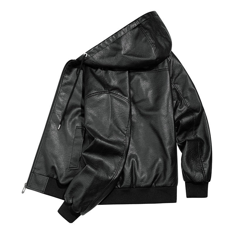 Stilvolle & bequeme Herren Kapuzenjacke, ideal für entspannte Freizeitlooks im Herbst & Winter.