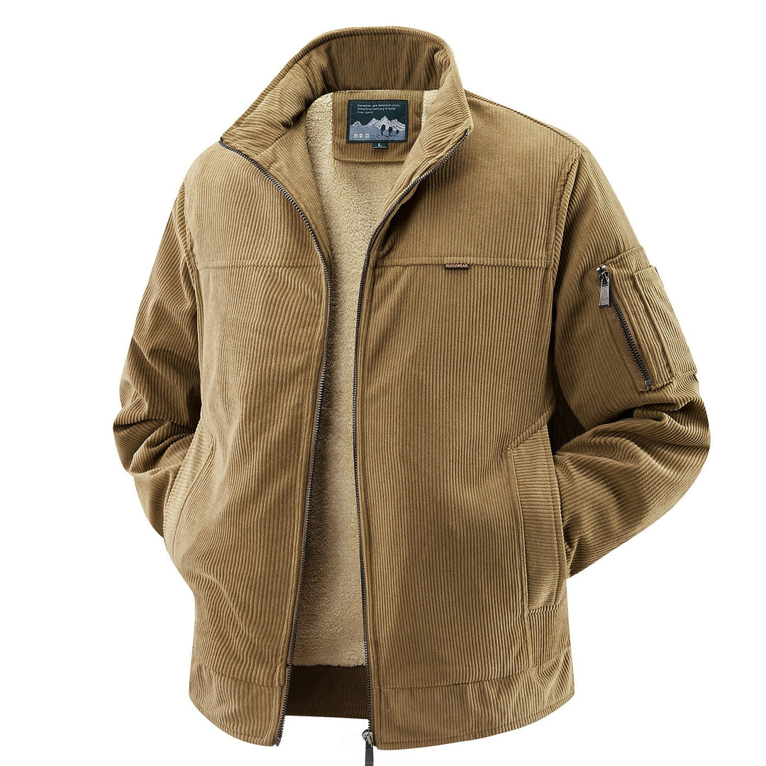Robuste Herren-Freizeitjacke: Warme Jacke im modernen Design, ideal für den Alltag und kühle Temperaturen.