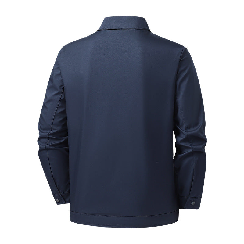 Bequeme, atmungsaktive Herren Übergangsjacke für den Frühling und Herbst. Ideal als leichte Freizeitjacke.
