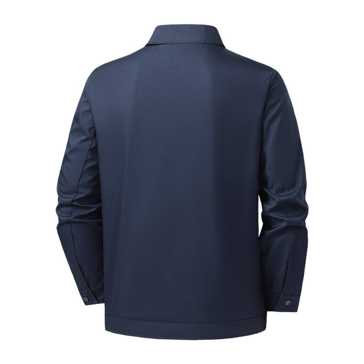 Bequeme, atmungsaktive Herren Übergangsjacke für den Frühling und Herbst. Ideal als leichte Freizeitjacke.