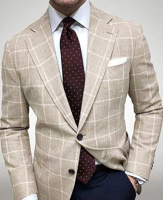 Vielseitiger Herrenblazer Slim Fit: Blauer Sakko für elegante Business-Outfits oder Casual-Looks.