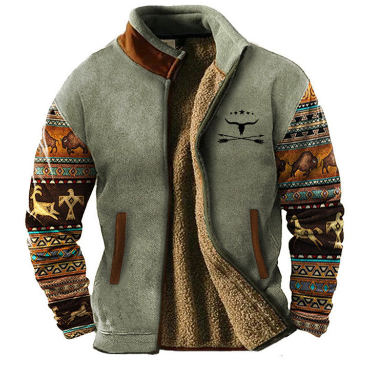 Vielseitige, wärmende Herrenjacke für Alltag & Freizeit. Lässige Outdoor-Übergangsjacke, auch XL.