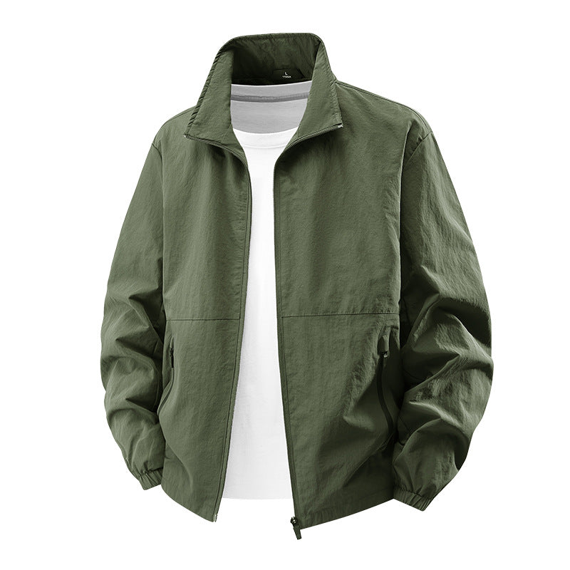Atmungsaktive Herren Übergangsjacke, sportlich & vielseitig, perfekt für Casual-Looks & Outdoor-Aktivitäten.