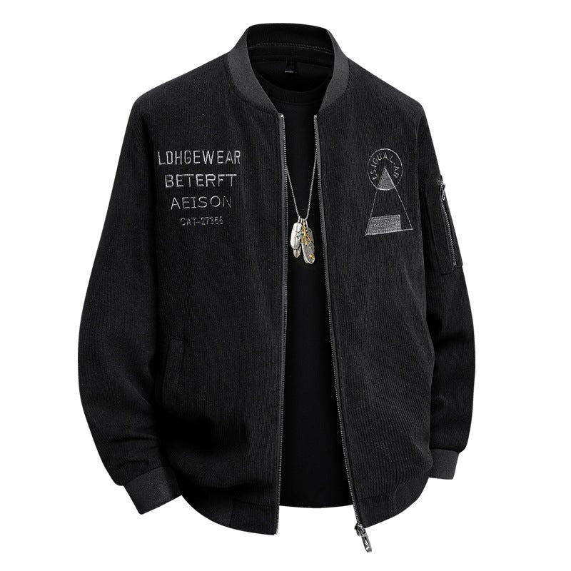 Komfortable und modische Herren Bomberjacke. Beige, ideal als Übergangs- und Freizeitjacke.