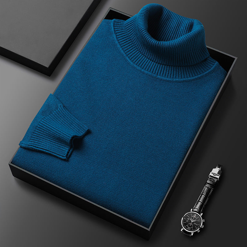 Zeitloser Herren Rollkragenpullover, ein vielseitiges Oberteil für die Wintermode & Herrenmode.