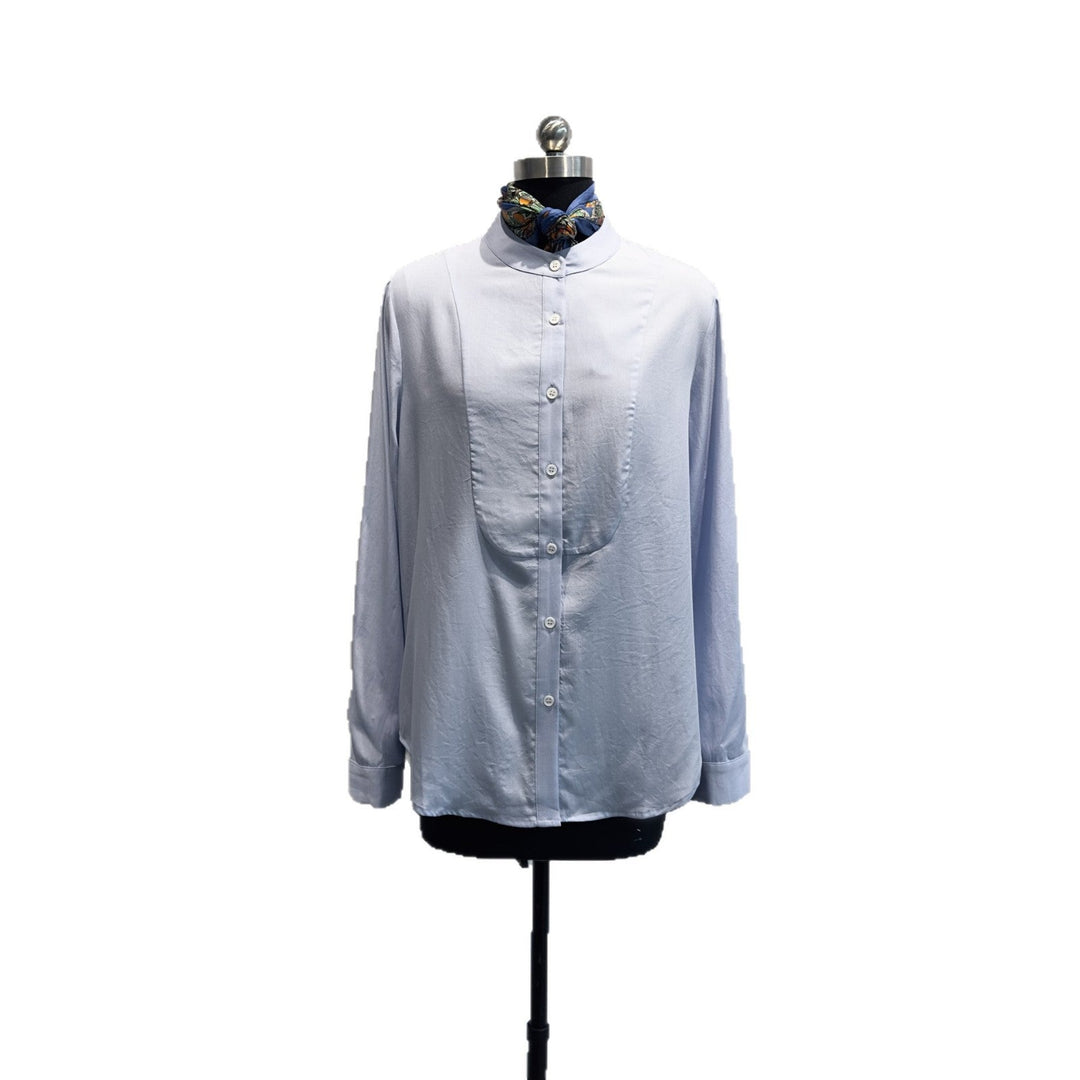 Elegante Damen Langarm Bluse mit Knöpfen, perfekt für Business & Freizeit. Klassische Knopfbluse für Frauen.