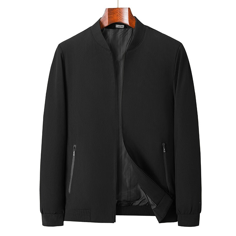 Trendige Herren Modejacke mit Stehkragen, unterstreicht einen modernen & selbstbewussten Stil.