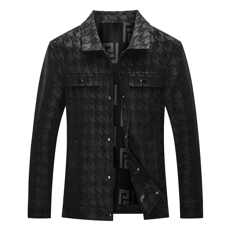 Elegante Herren Karojacke mit klassischem Karomuster, ideal für Business Casual und Freizeit.