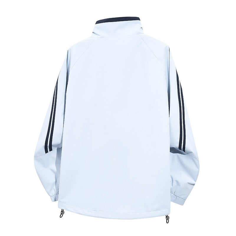 Sportliche leichte Herren Windjacke, ideal für Outdoor-Aktivitäten, Wandern & Laufen. Funktionale Übergangsjacke.