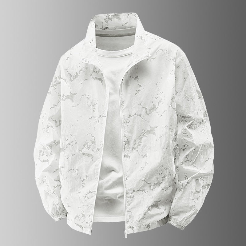Modische Herren Übergangsjacke, winddicht & atmungsaktiv. Perfekt für Alltag, Reise & Freizeit im Herbst.