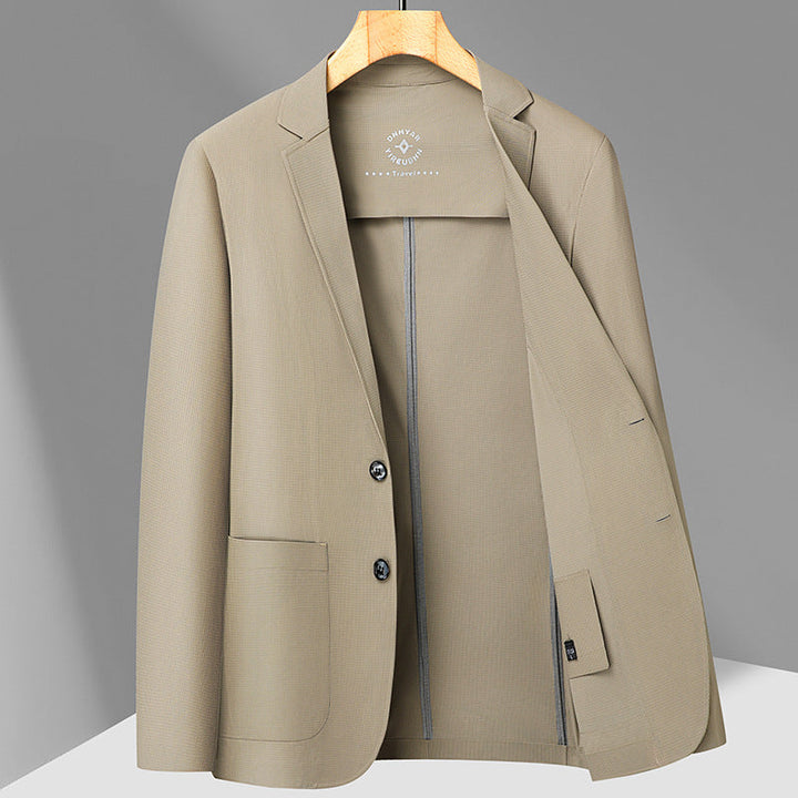 Hochwertiger Herren Anzug Blazer mit Slim Fit Schnitt, ideal für Büro Kleidung & stilvolle Business Mode.