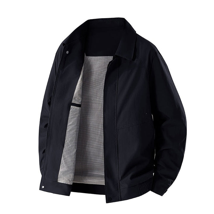 Graue Herren Modische Freizeitjacke für Männer, stilvoll und komfortabel, ideal für den Alltag.