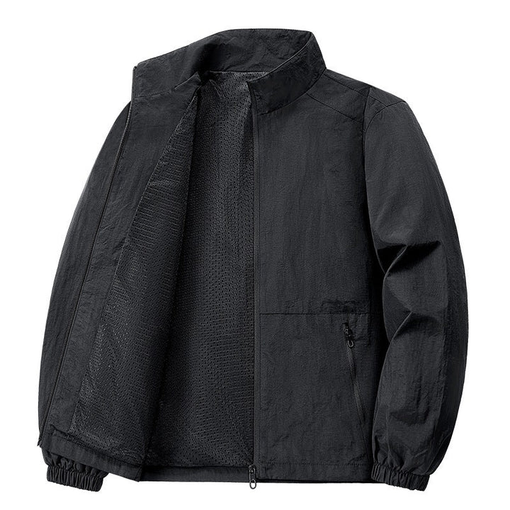 Schicke Herren Übergangsjacke, leicht & bequem, mit schmalem Kragen. Perfekt für jede Gelegenheit.