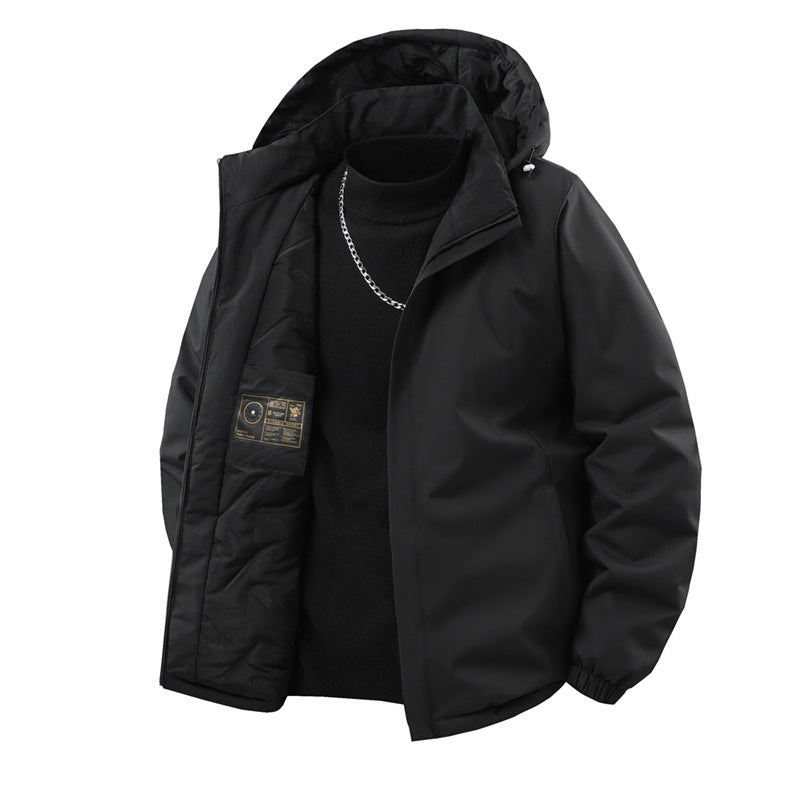 Vielseitige Herren-Outdoorjacke für Winter & Freizeit. Warme Funktionsjacke mit Kapuze & optimalem Kälteschutz.