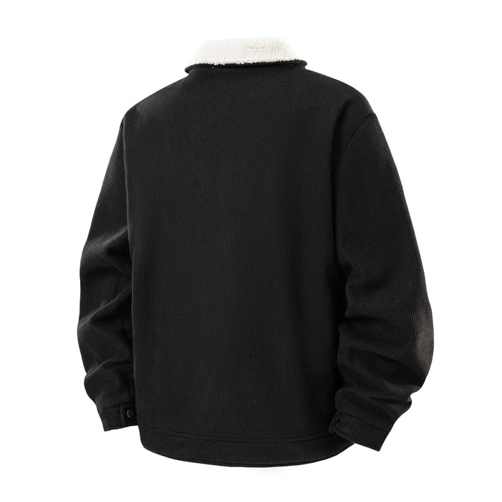Moderne Herrenjacke aus Cord mit weichem Teddyfutter. Lässiger Stil für urbane Looks & Outdoor-Aktivitäten.