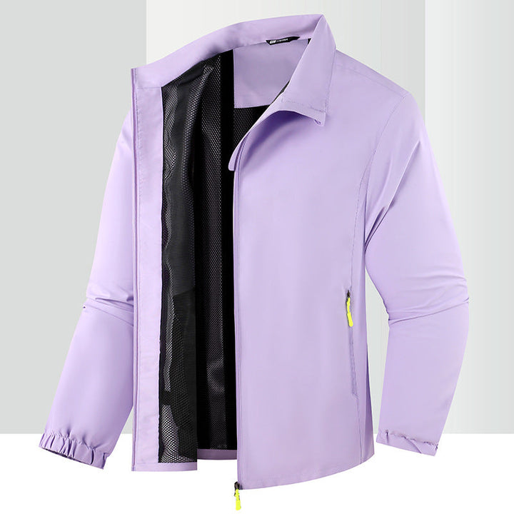 Vielseitige Herren Kapuzenjacke, winddicht & komfortabel, ein Muss für Frühling und Herbstgarderobe.