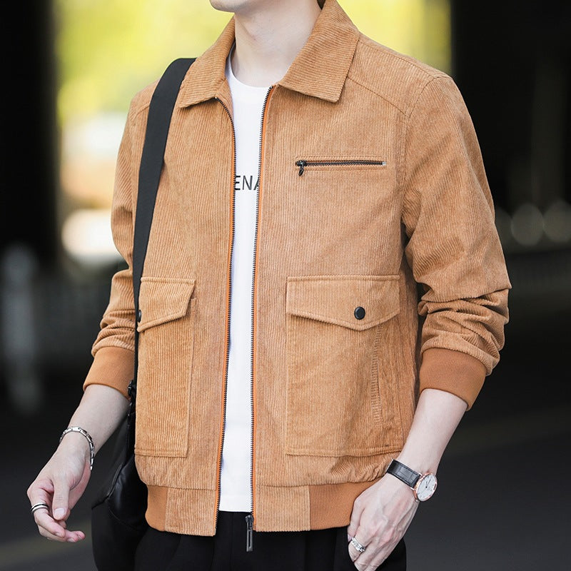 Stilvolle Herren Utilityjacke grau, vielseitige Übergangsjacke für einen modernen Look in der Männermode.