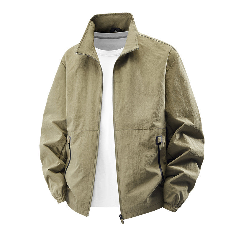 Leichte Herren Freizeitjacke, atmungsaktiv & modern, ideal für Alltag, Sport & Übergangszeit.