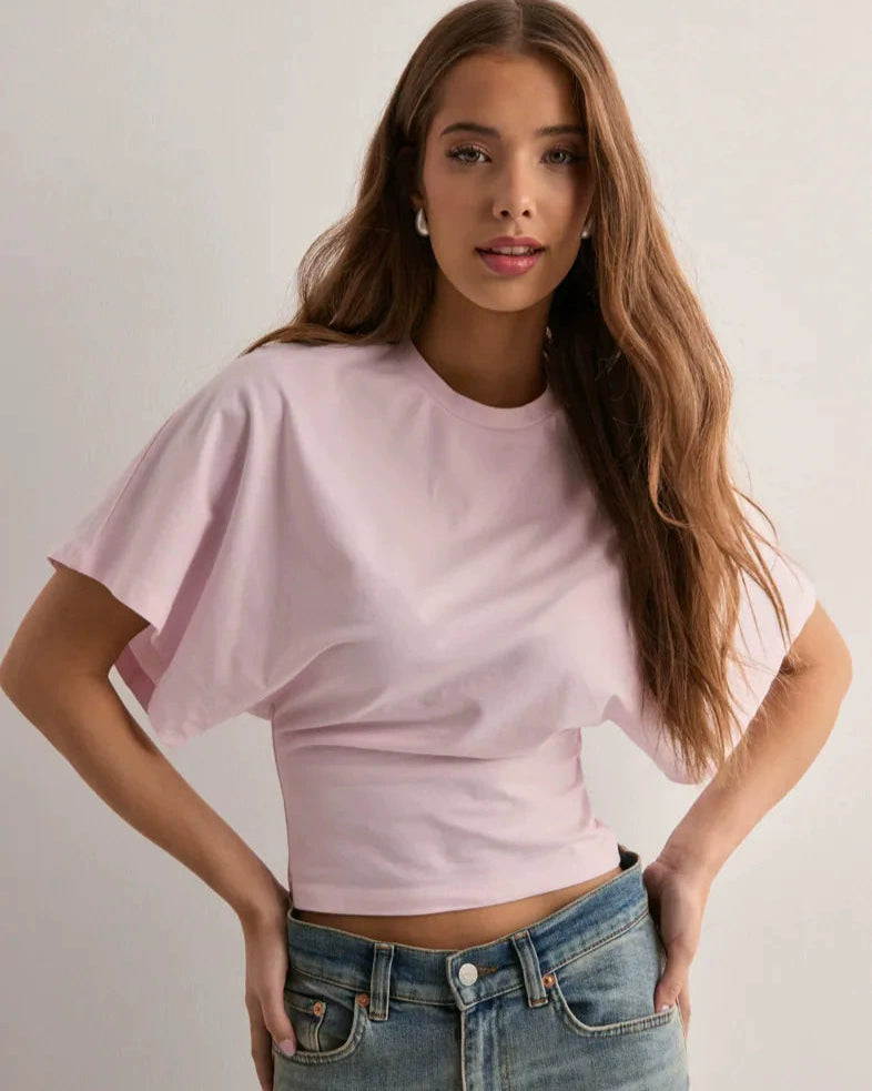 Weiches Damen Langarmshirt, Rundhals, ganzjährig tragbar, bequemer & stilvoller Look für Damen.
