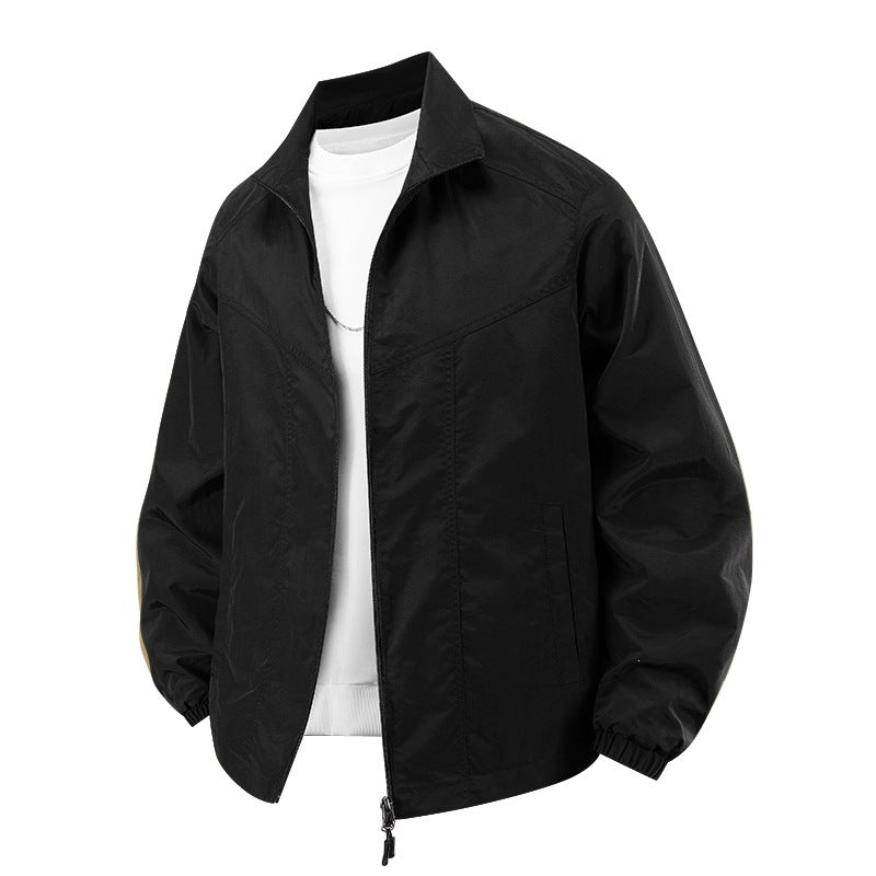 Komfortable Herren Freizeitjacke mit Reißverschluss, aus leichtem Material, ideal für den Alltag.
