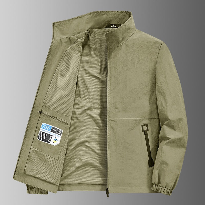 Strapazierfähige Herren Outdoorjacke, atmungsaktiv und leicht, für anspruchsvolle Touren.