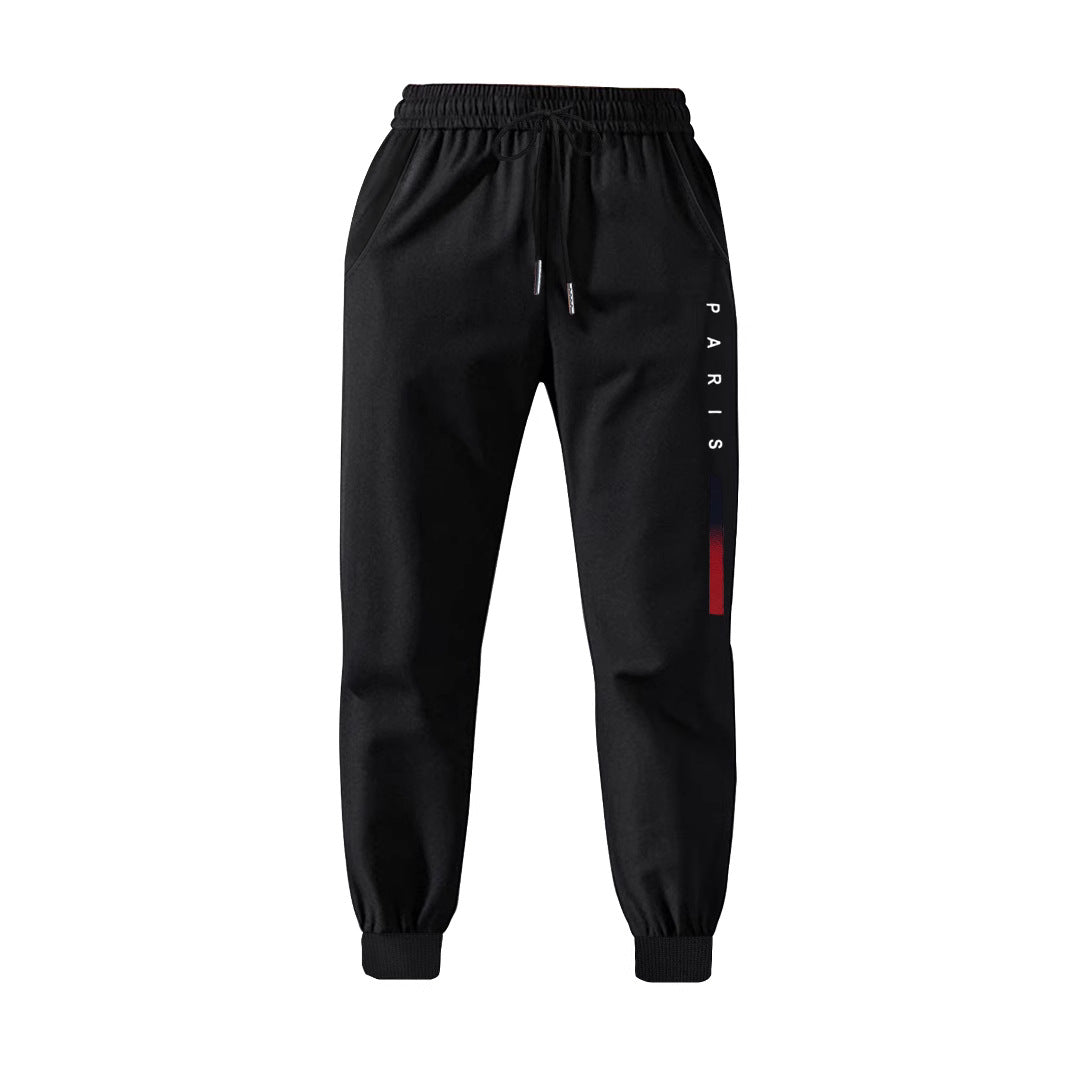 Moderne schwarze Freizeithose für Herren, vielseitig kombinierbar für urbanen Stil und Komfort.