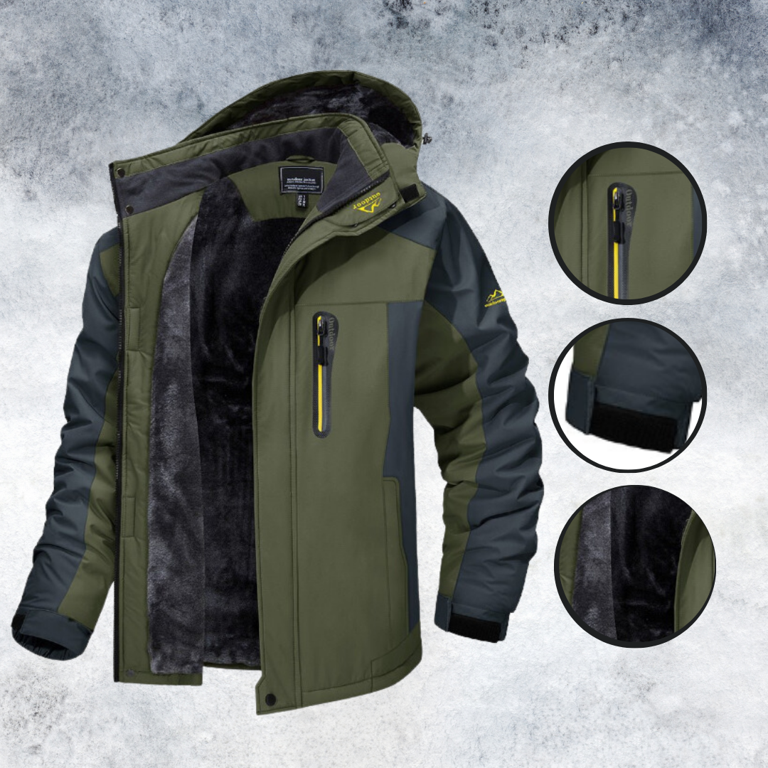 Robuste, allwettertaugliche Herren Atlas Outdoor-Jacke für Sport & Freizeit; wind- & wasserabweisend.