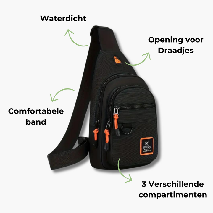 Strapazierfähige Herren Umhängetasche, wetterfest & robust, perfekt für jedes Abenteuer.