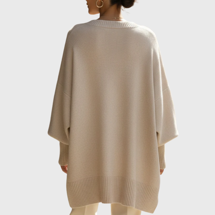 Stilvoller & bequemer Damen Oversize Pullover. Moderne Herbst-/Wintermode mit lockerem Schnitt für jeden Anlass.