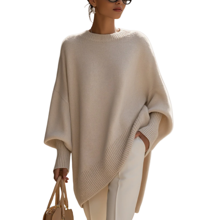 Lockerer Damen Oversize Pullover, bequem & stilvoll für Herbst & Winter. Vielseitig für Freizeit & Alltag.